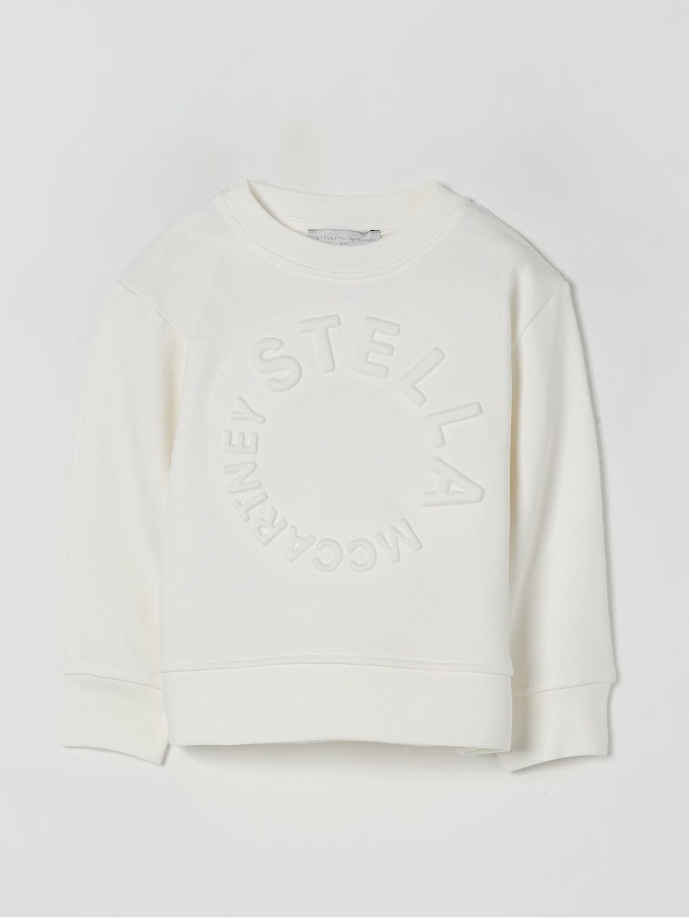Stella McCartney Kids Off-White Embossed Logo Sweatshirt
